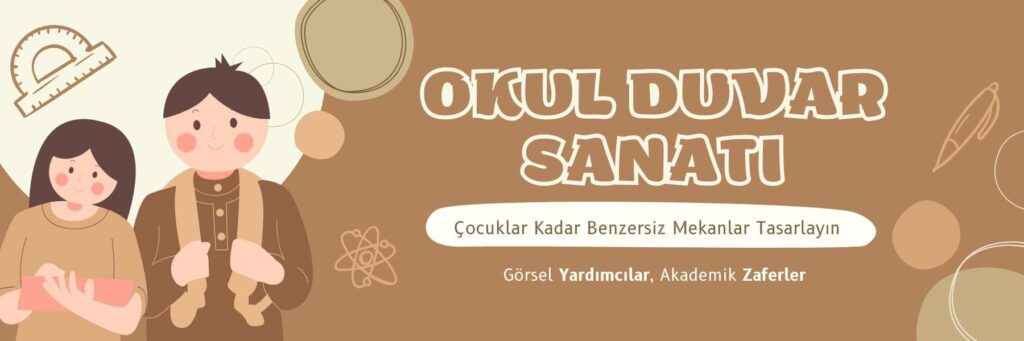Okul - sınıf duvar dekorasyonu