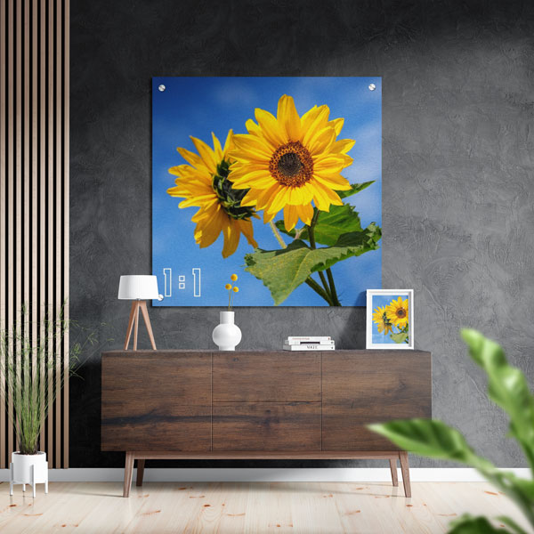 1:1 Kare Metal Tablo